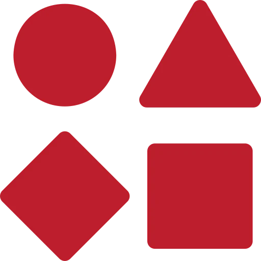 Choose from rectangle, square, circle, or banner shapes in over 10 size options