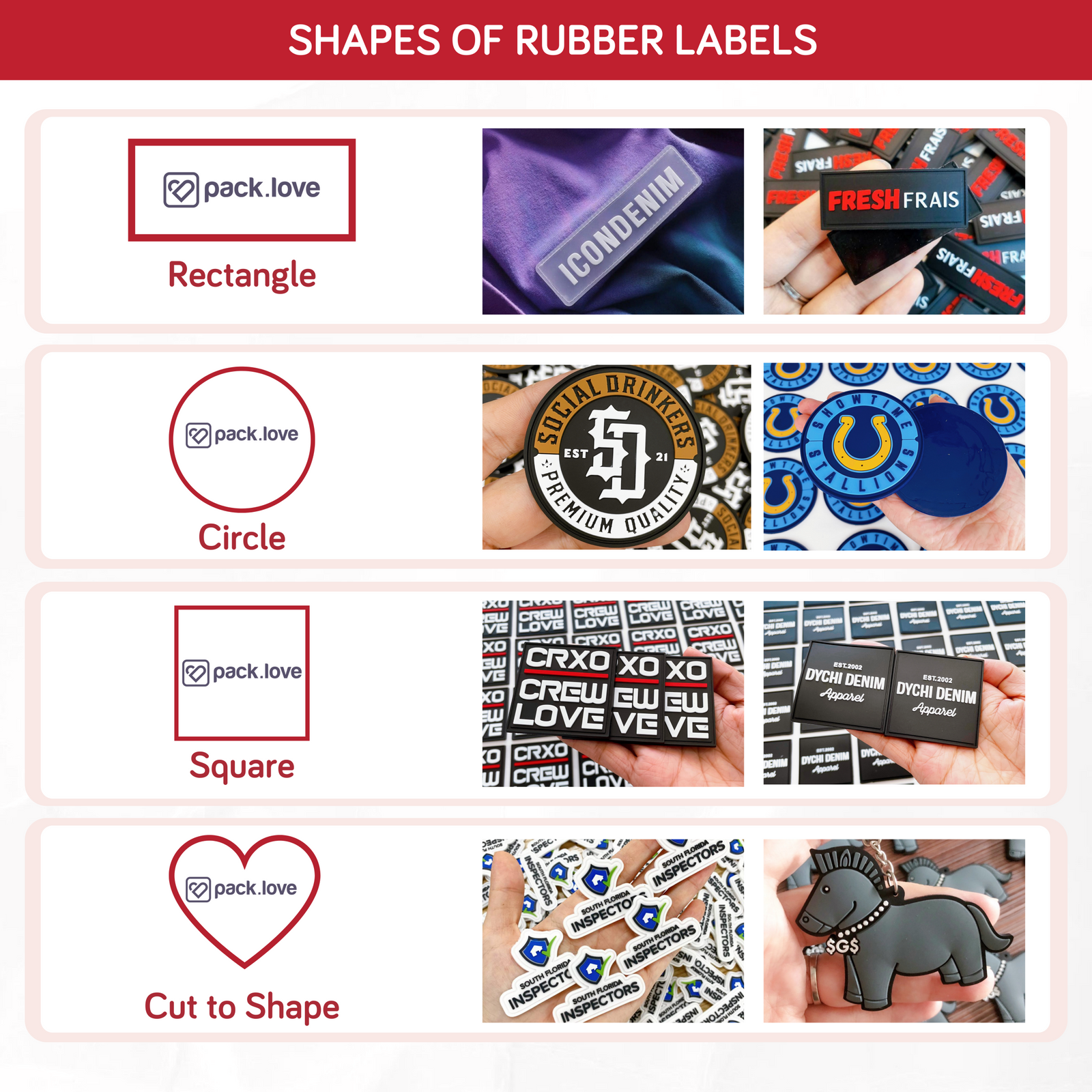 Rubber Labels