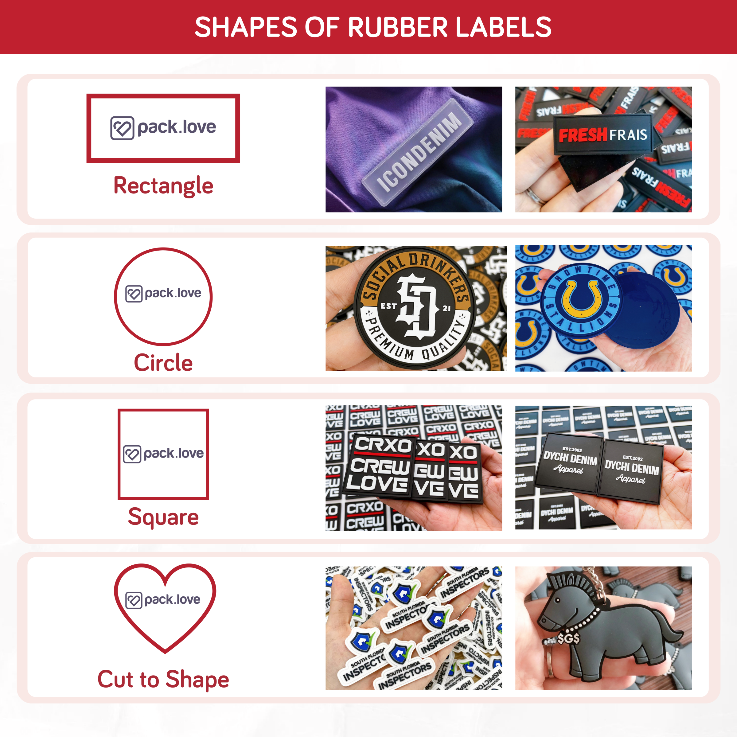 Rubber Labels
