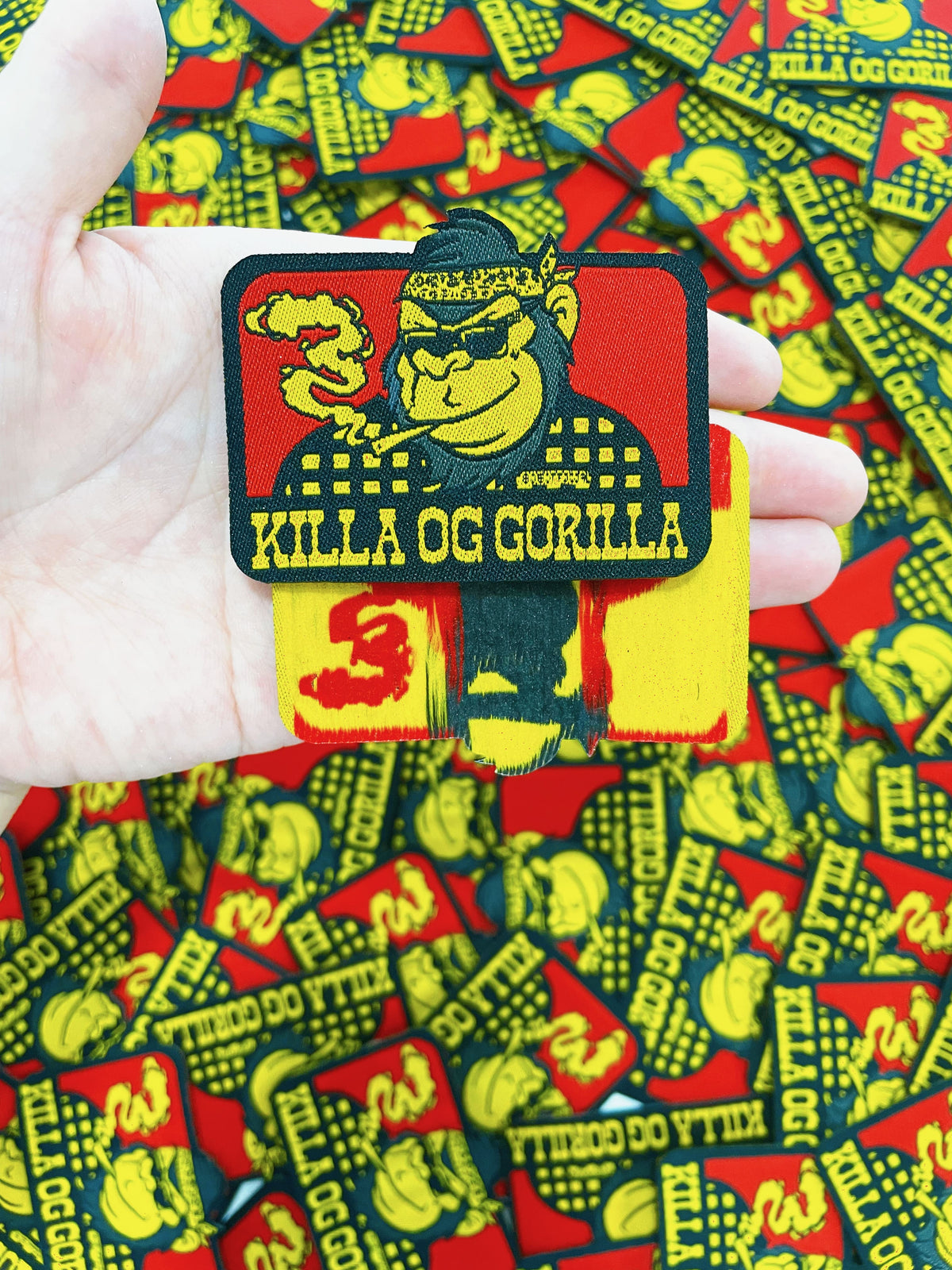 Woven Labels - Die Cut (Circle) - 6 Colors - Heat-press - L - 100